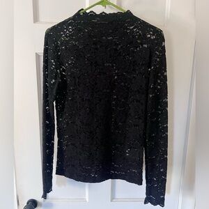 Molly Bracken Black Lace Top